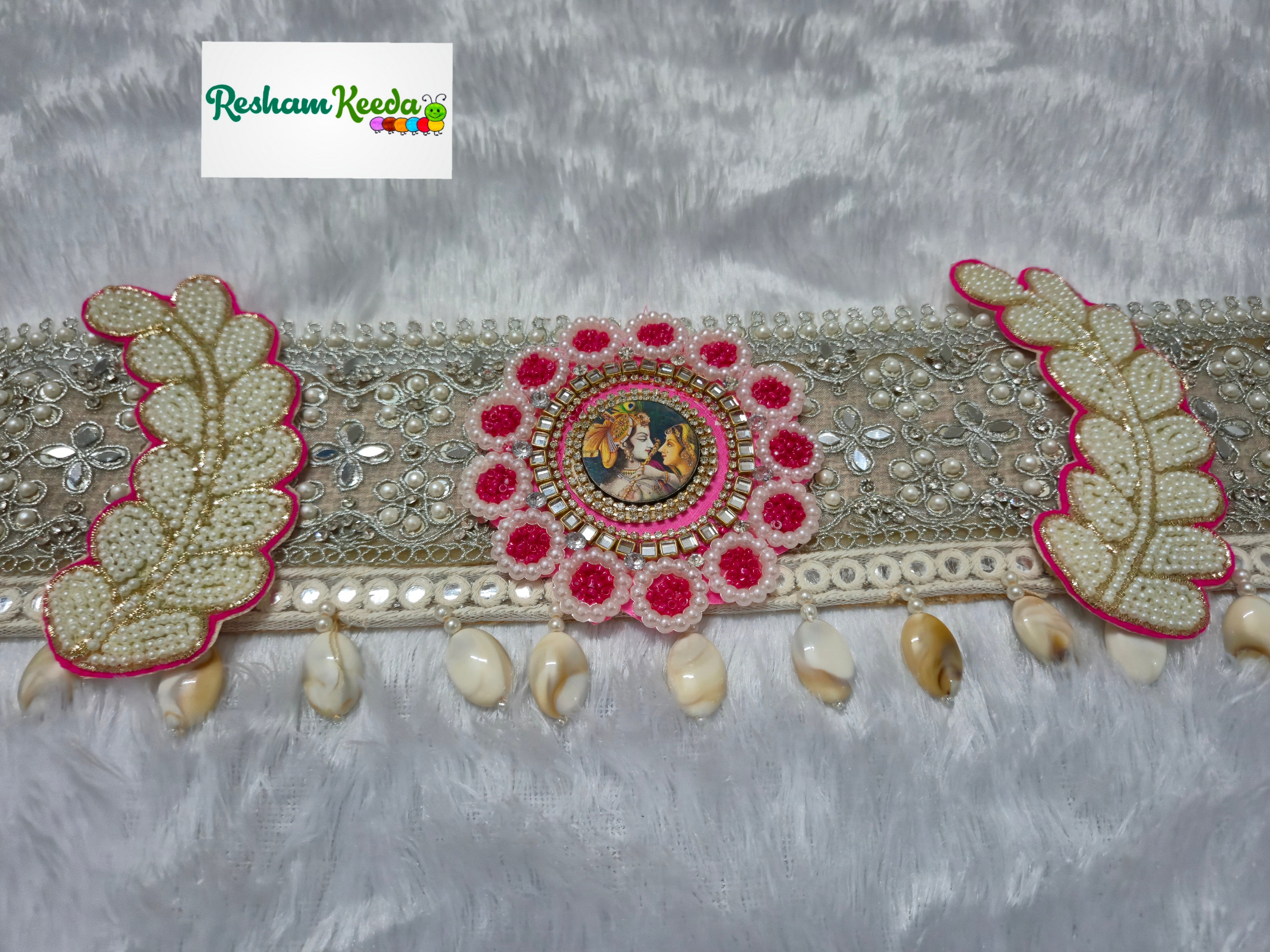 Beautiful Designer Radha Kishan Krishna Kanha Ji Bandarwal Toran Bandhanwar For Diwali Navratri Krishna Janmashtmi Grah Pravesh House Warming Wedding Festival Home Decoration