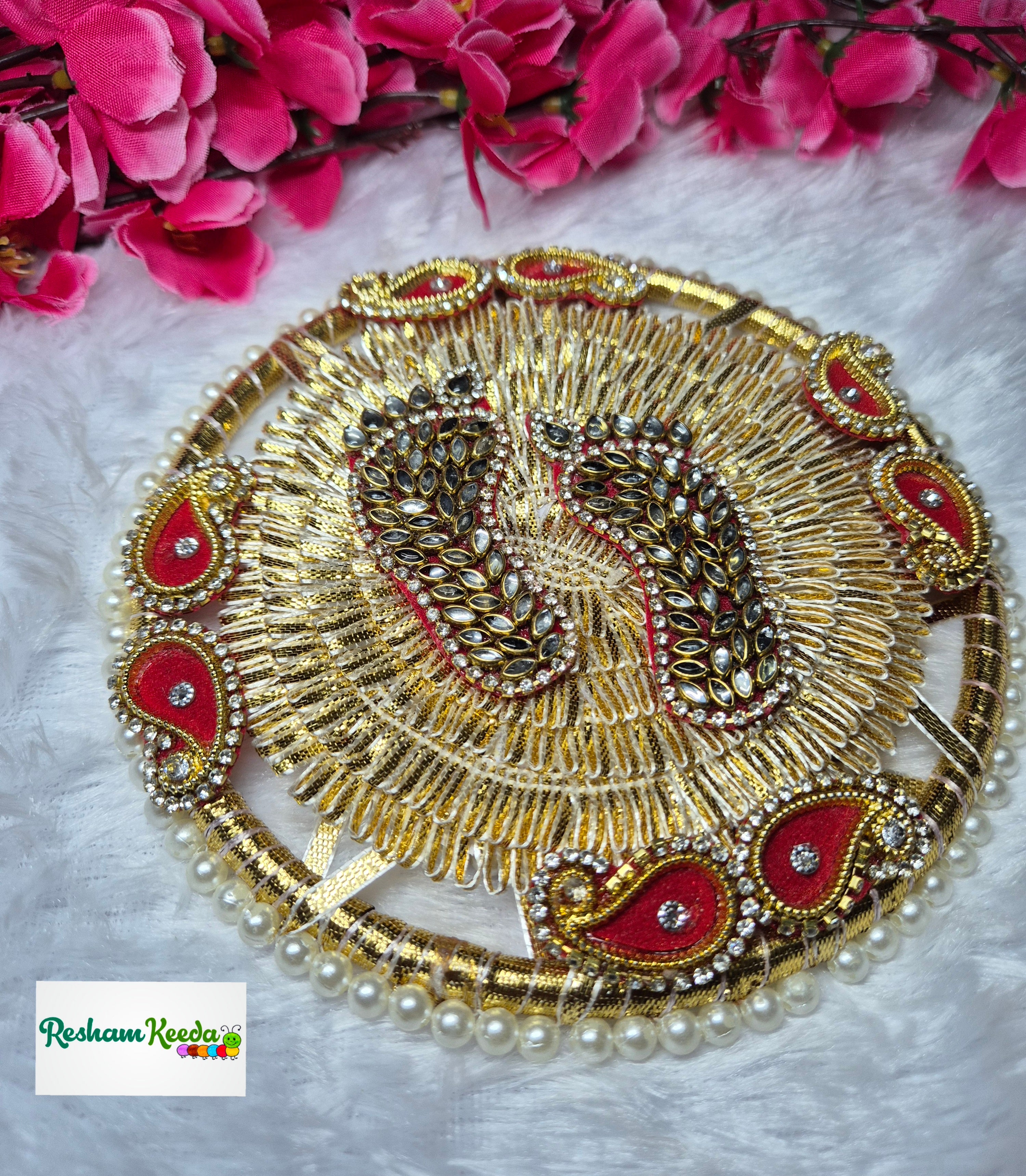 Readymade Rangoli Platter (Pack of 2)