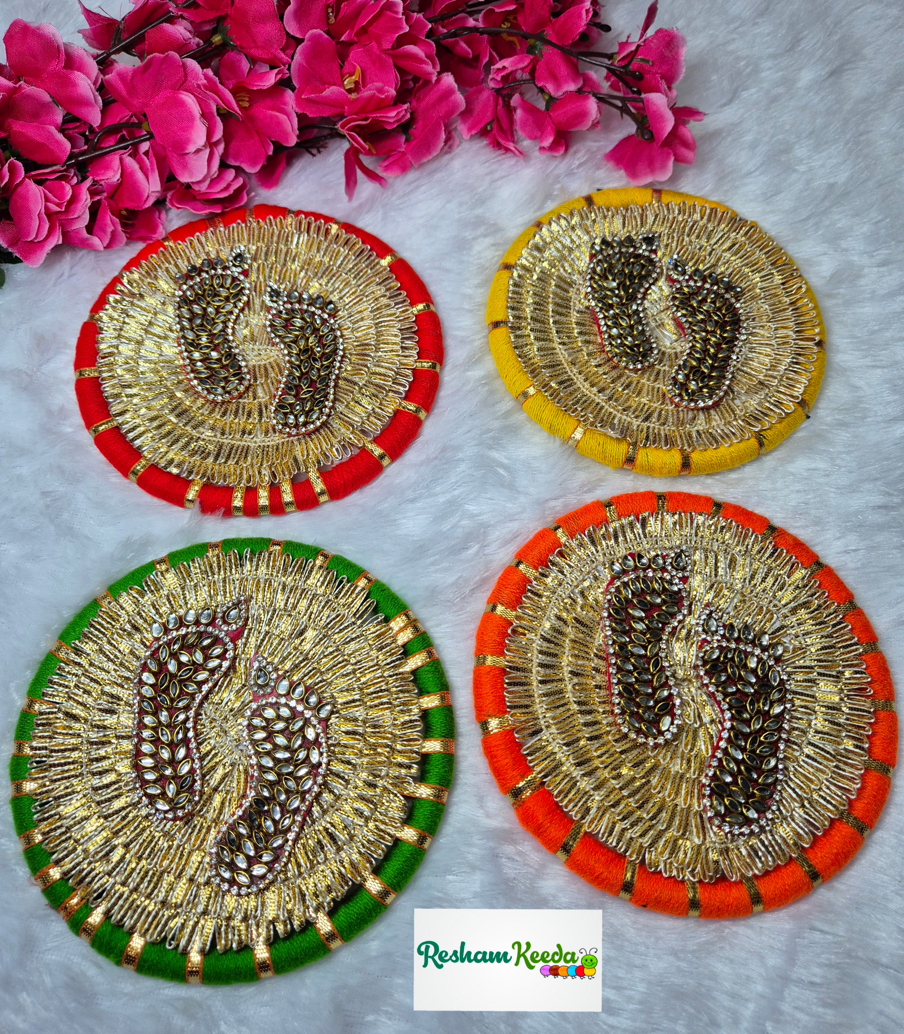 Readymade Rangoli Platter