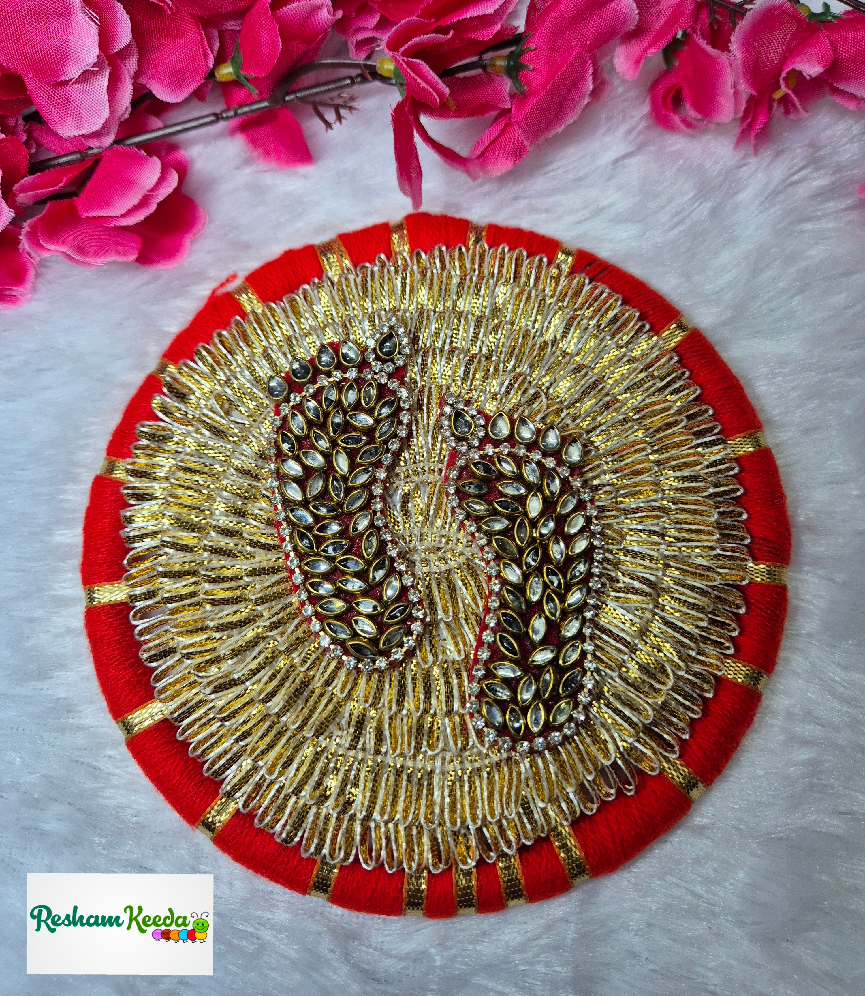 Readymade Rangoli Platter