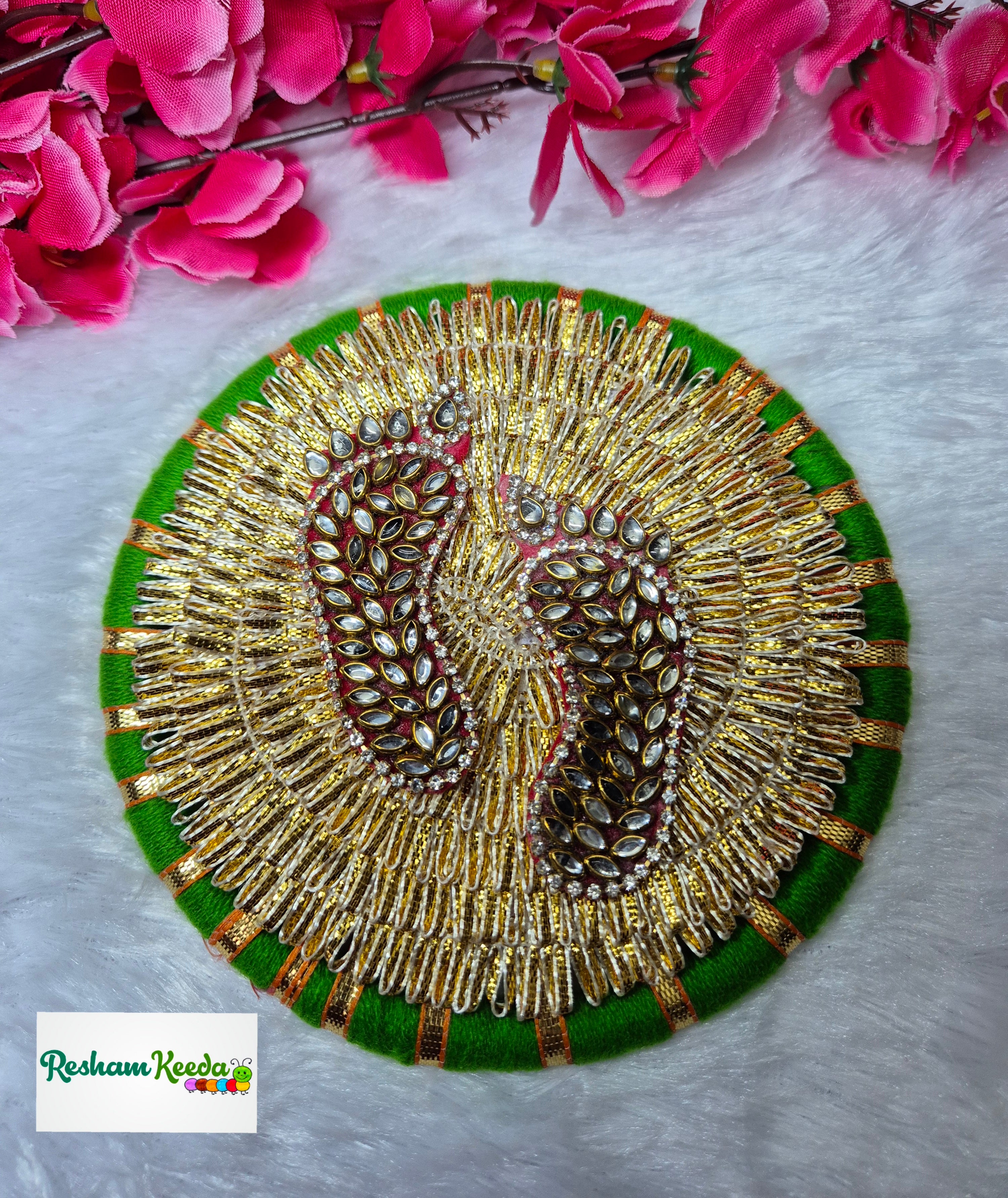 Readymade Rangoli Platter
