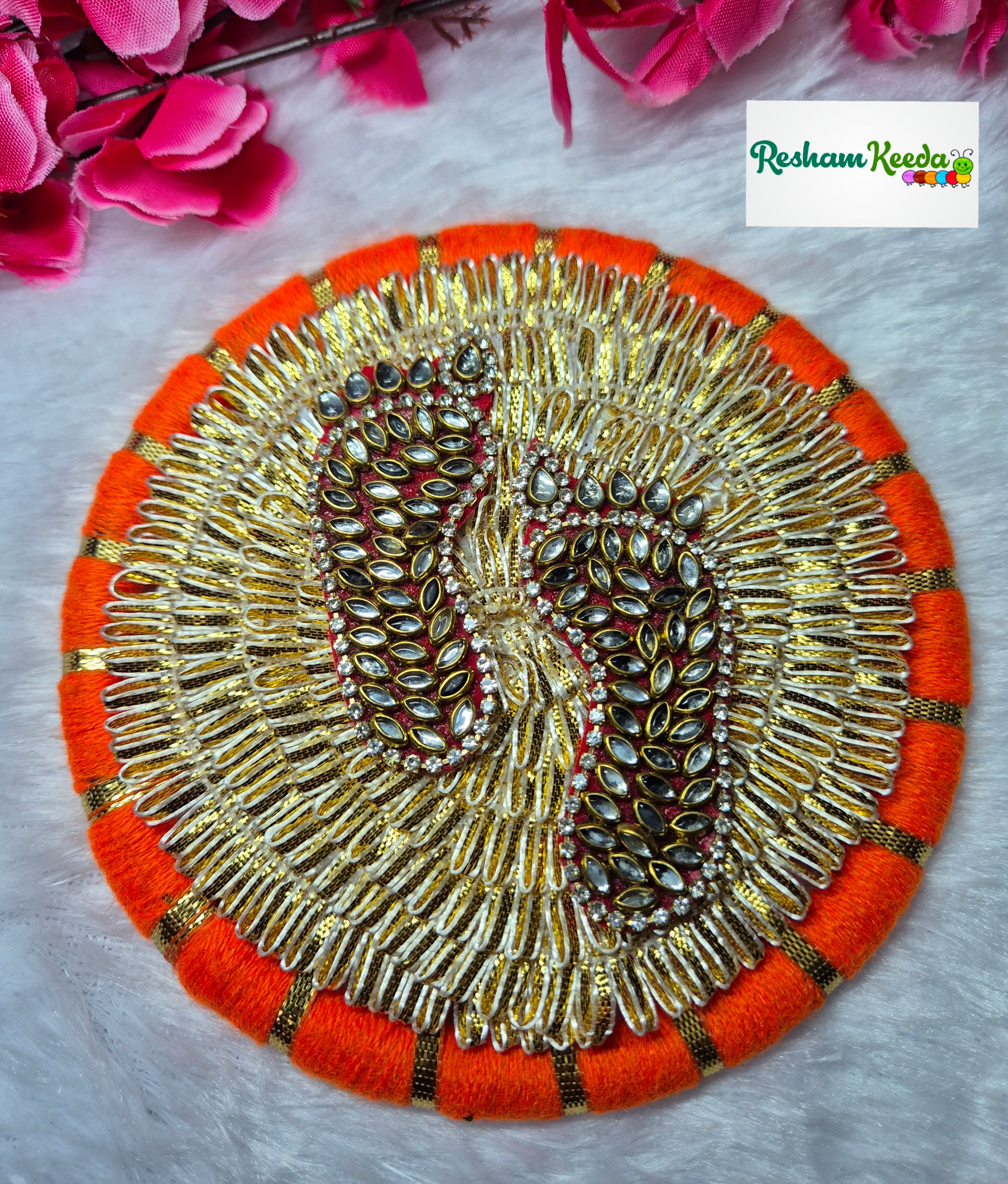 Readymade Rangoli Platter