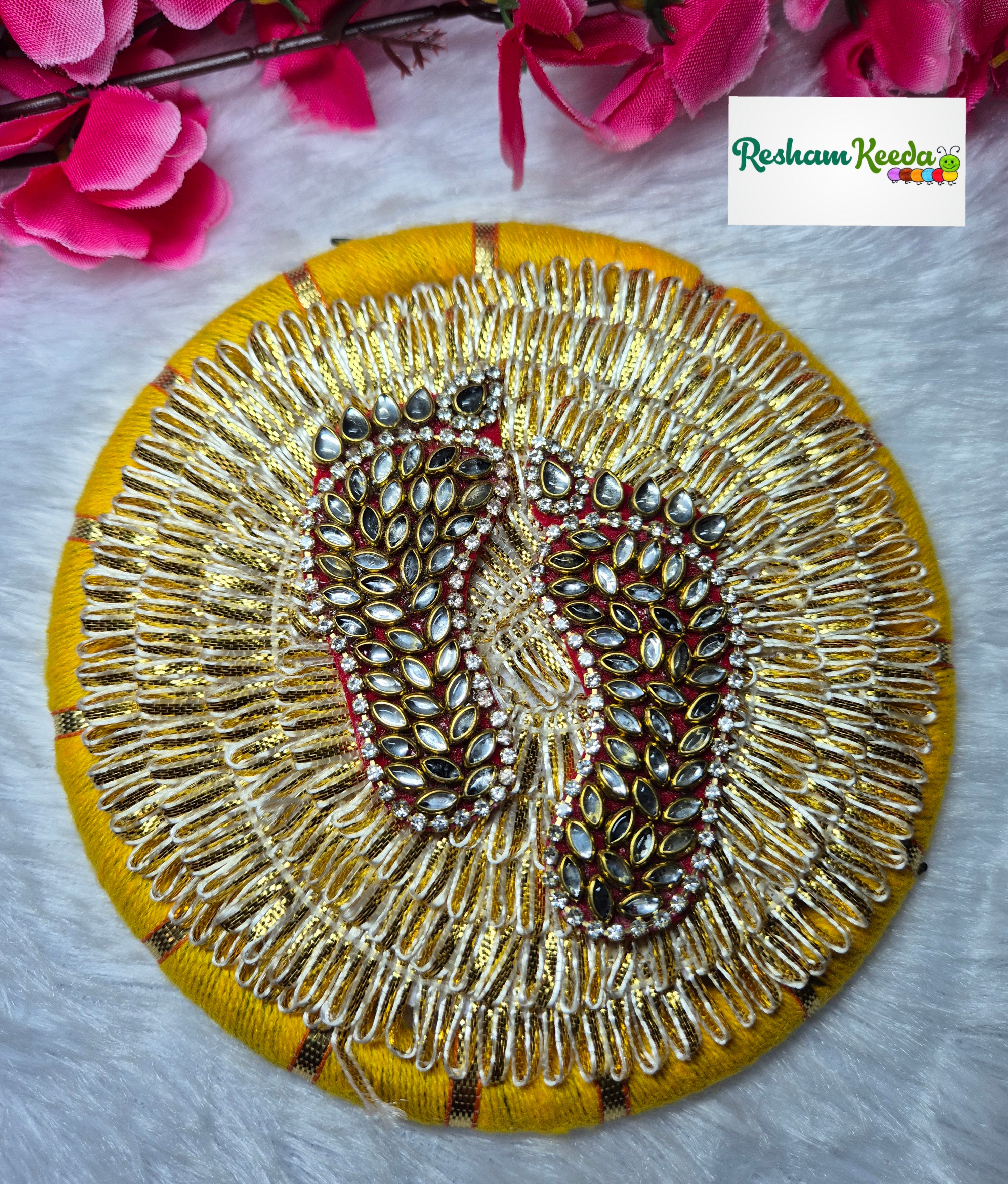 Readymade Rangoli Platter