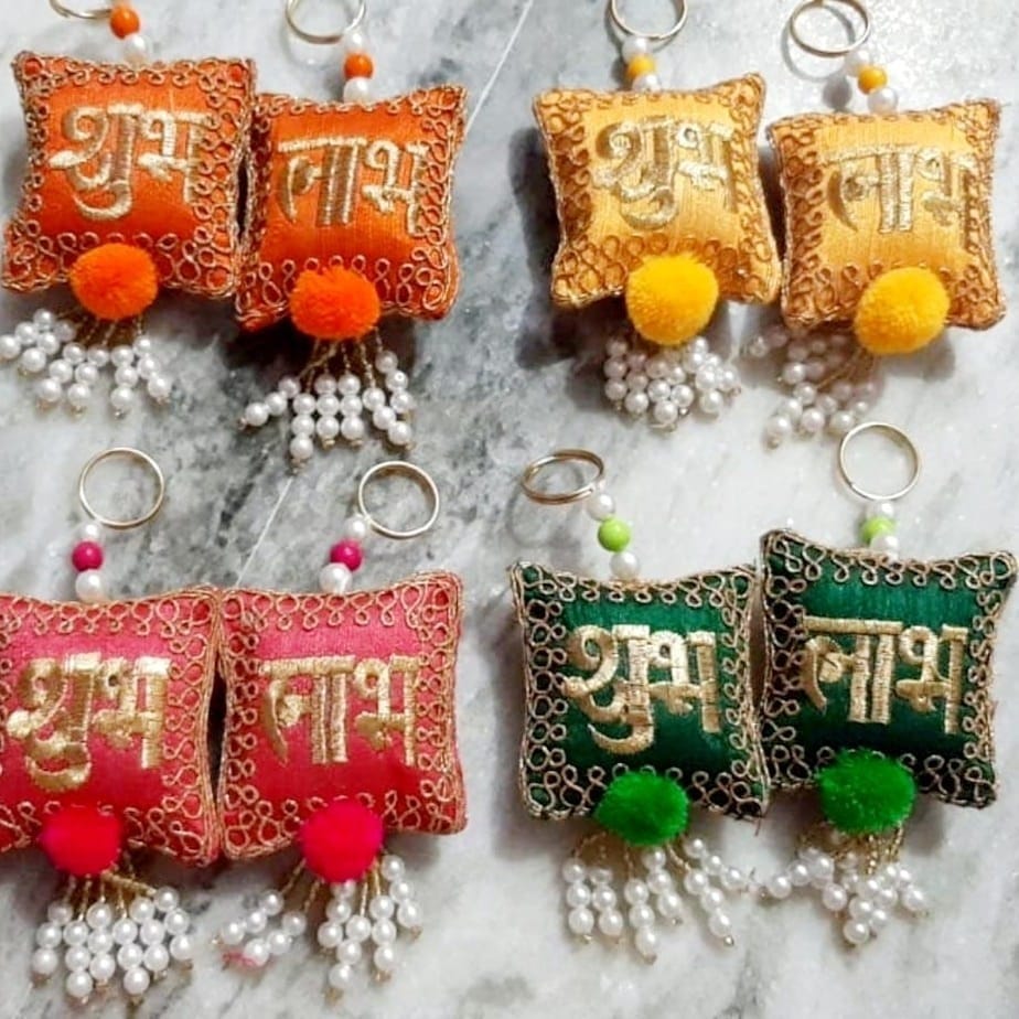 Shubh Laabh Wall Hanging for Diwali Festival Decoration (5 Pairs)