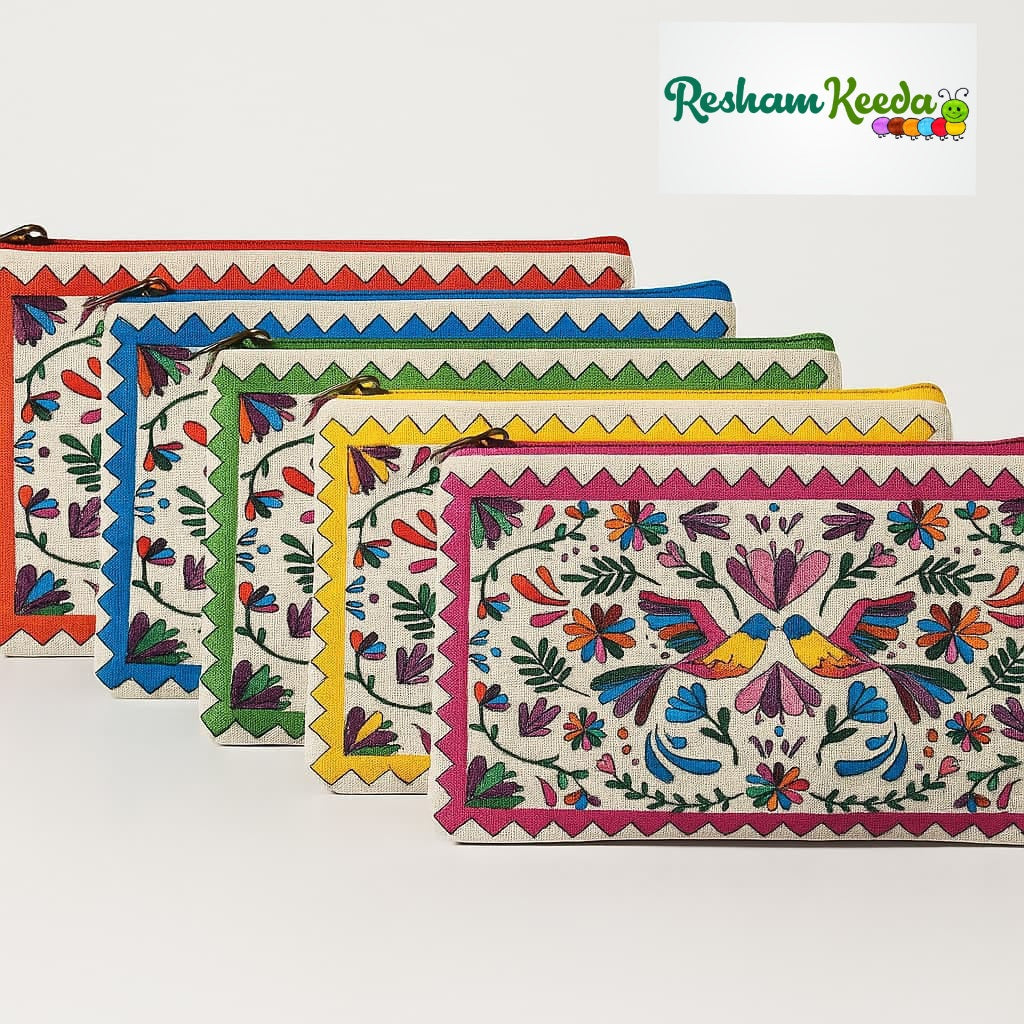 Beautiful Printed Shagun Lifafa Envelopes with Zip Closure For Pooja Keertan Haldi Mehendi Teej Sinjare Return Favours Giveaways and Wedding Festive Gifting (Pack of 10 pcs)