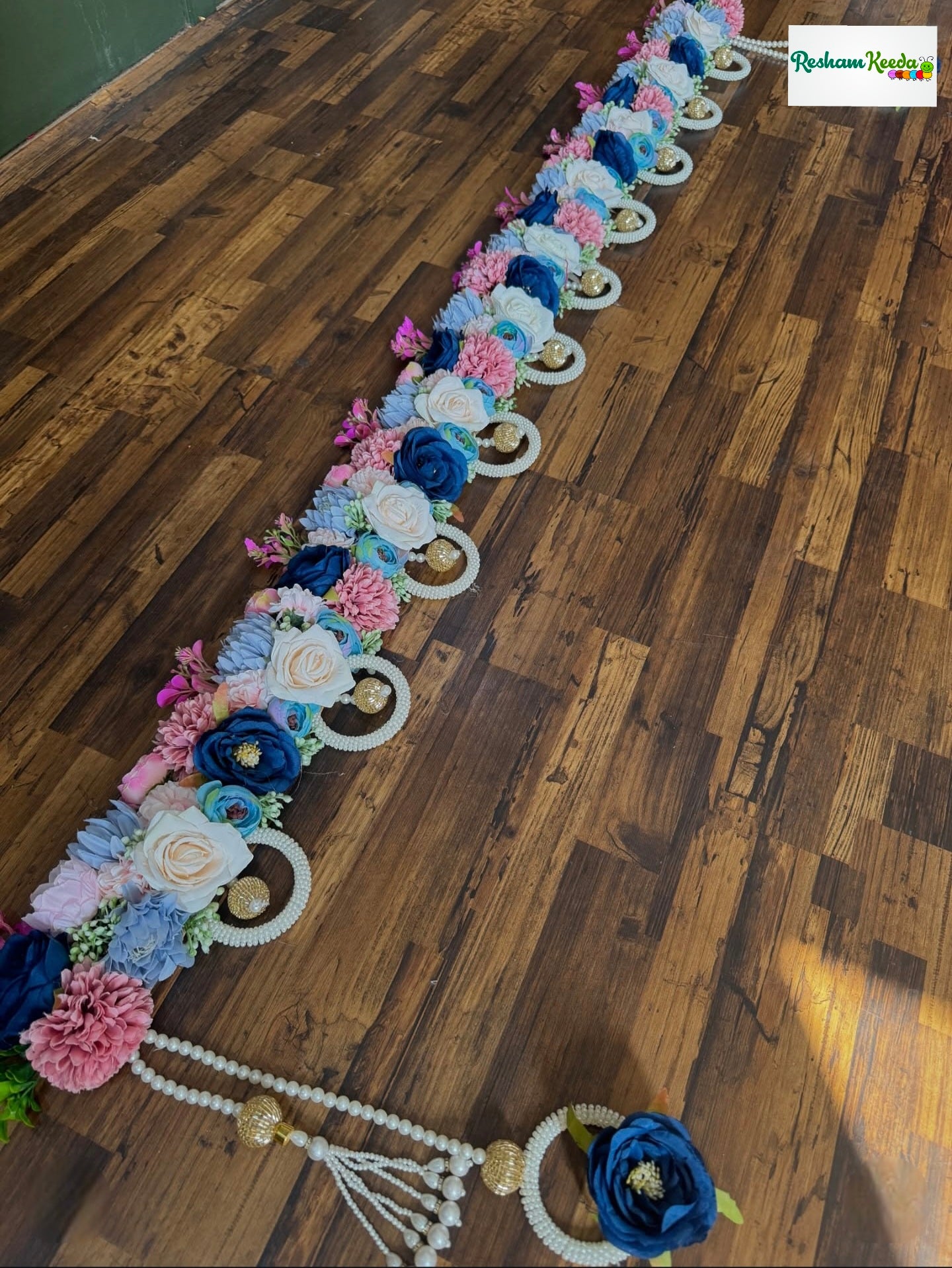 Beautifully Handcrafted Heavy Design Floral Motifs Bandarwal Toran For Diwali Grah Pravesh Festival Wedding Home Decoration and House Warming Gifting