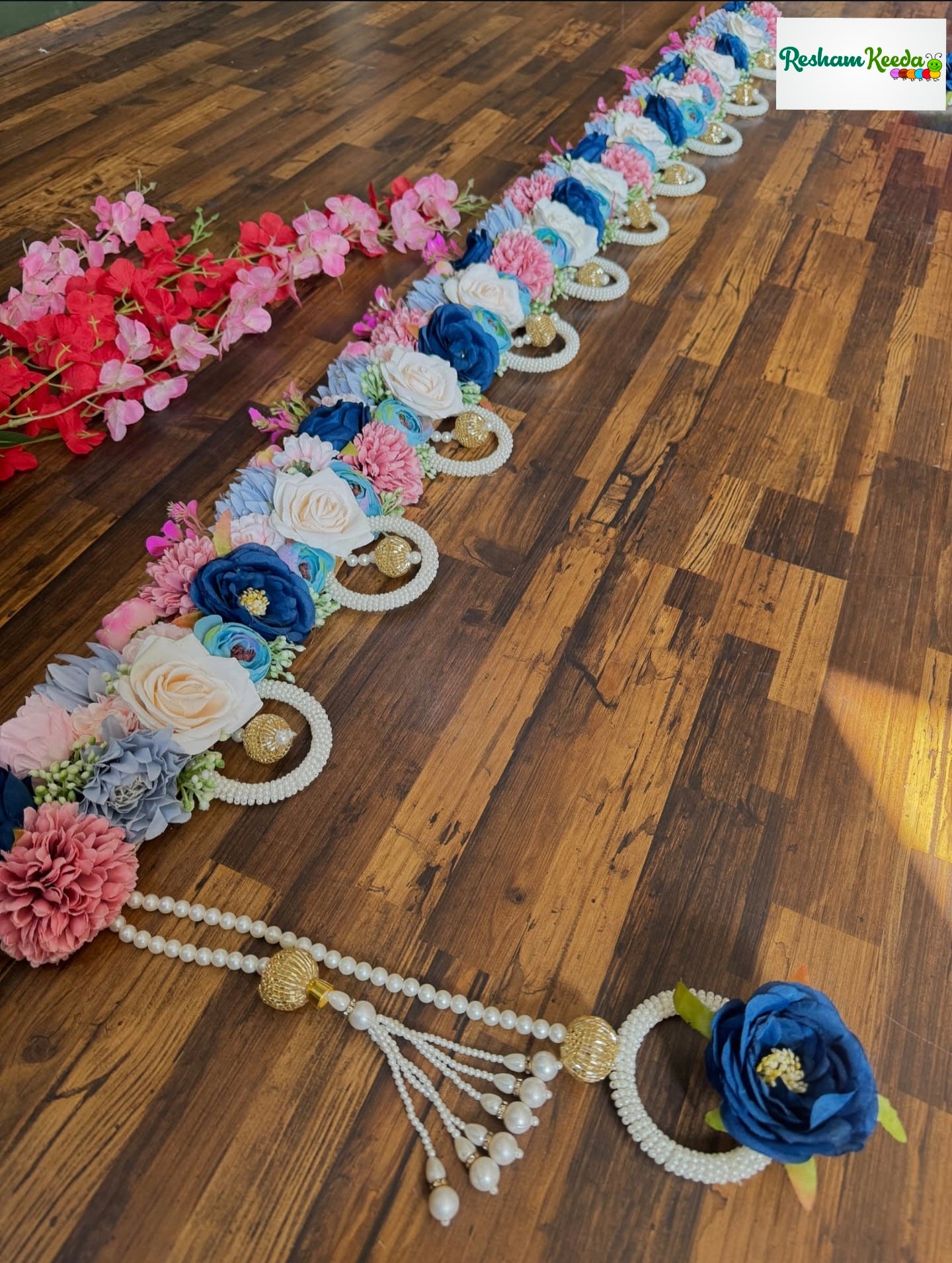 Beautifully Handcrafted Heavy Design Floral Motifs Bandarwal Toran For Diwali Grah Pravesh Festival Wedding Home Decoration and House Warming Gifting