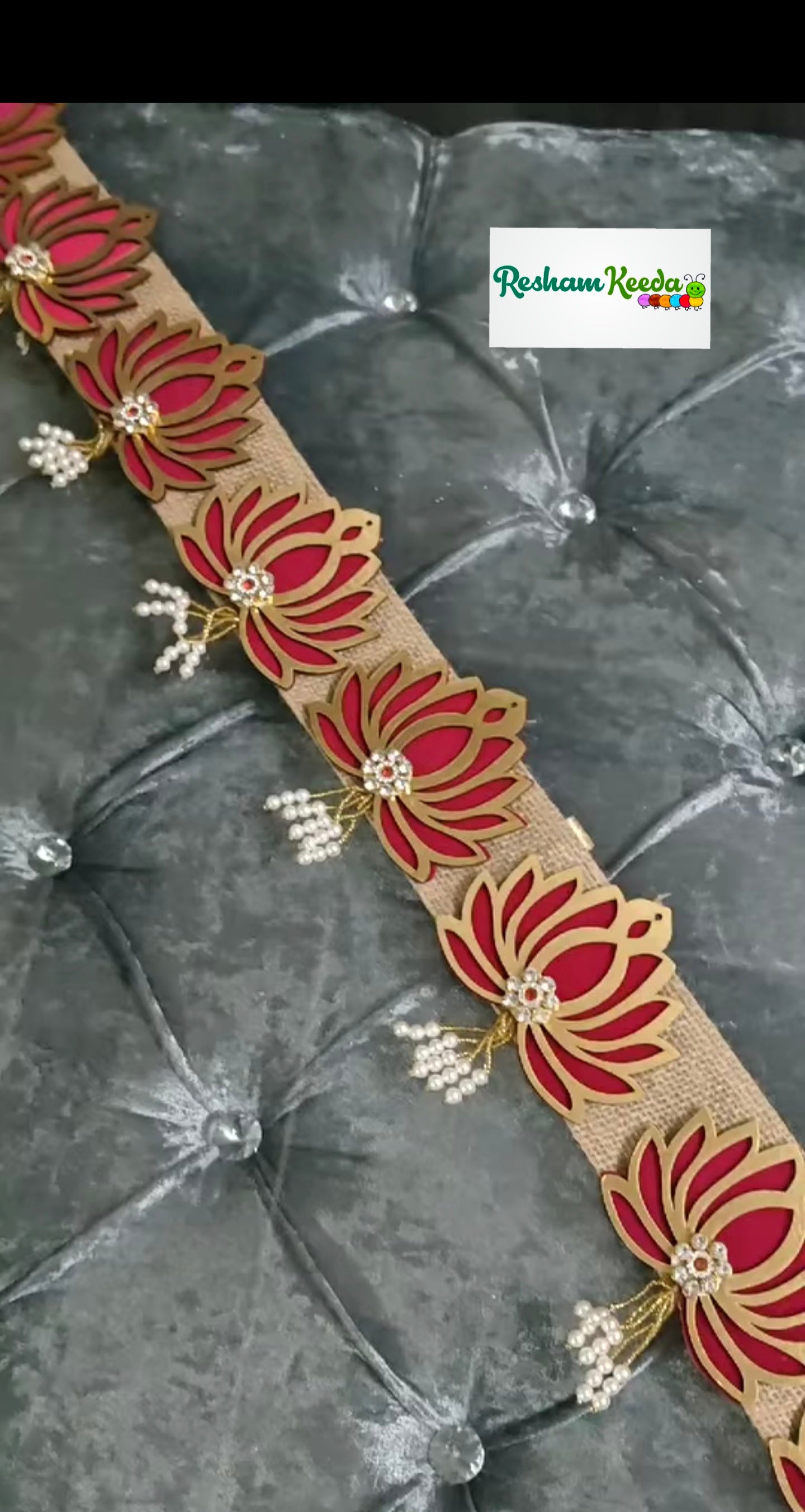 Budget Friendly Lotus Bandhanwar Bandarwal Toran For Diwali Grah Pravesh House Warming Festival Wedding Home Decoration and Gifting