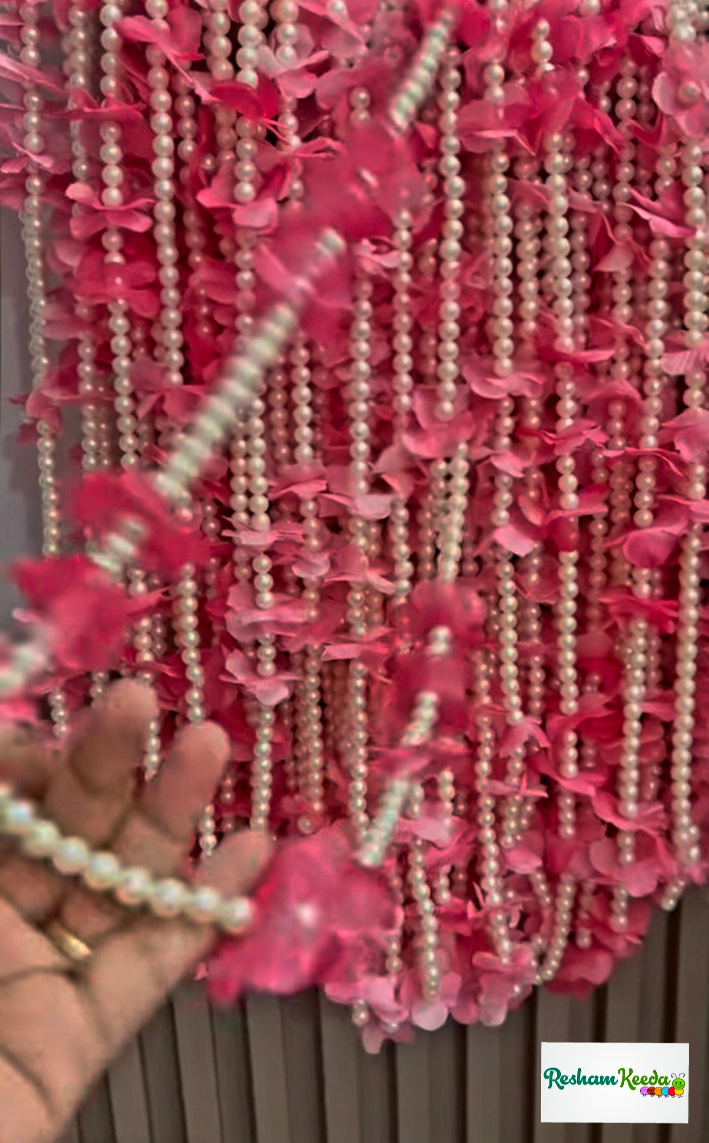 Designer Budget Friendly Royal Blossom Floral Motifs Stole Mala for Swagat Baraat Haldi Mehendi Wedding Festive Gifting Giveaways Return Favours (Pack of 10)