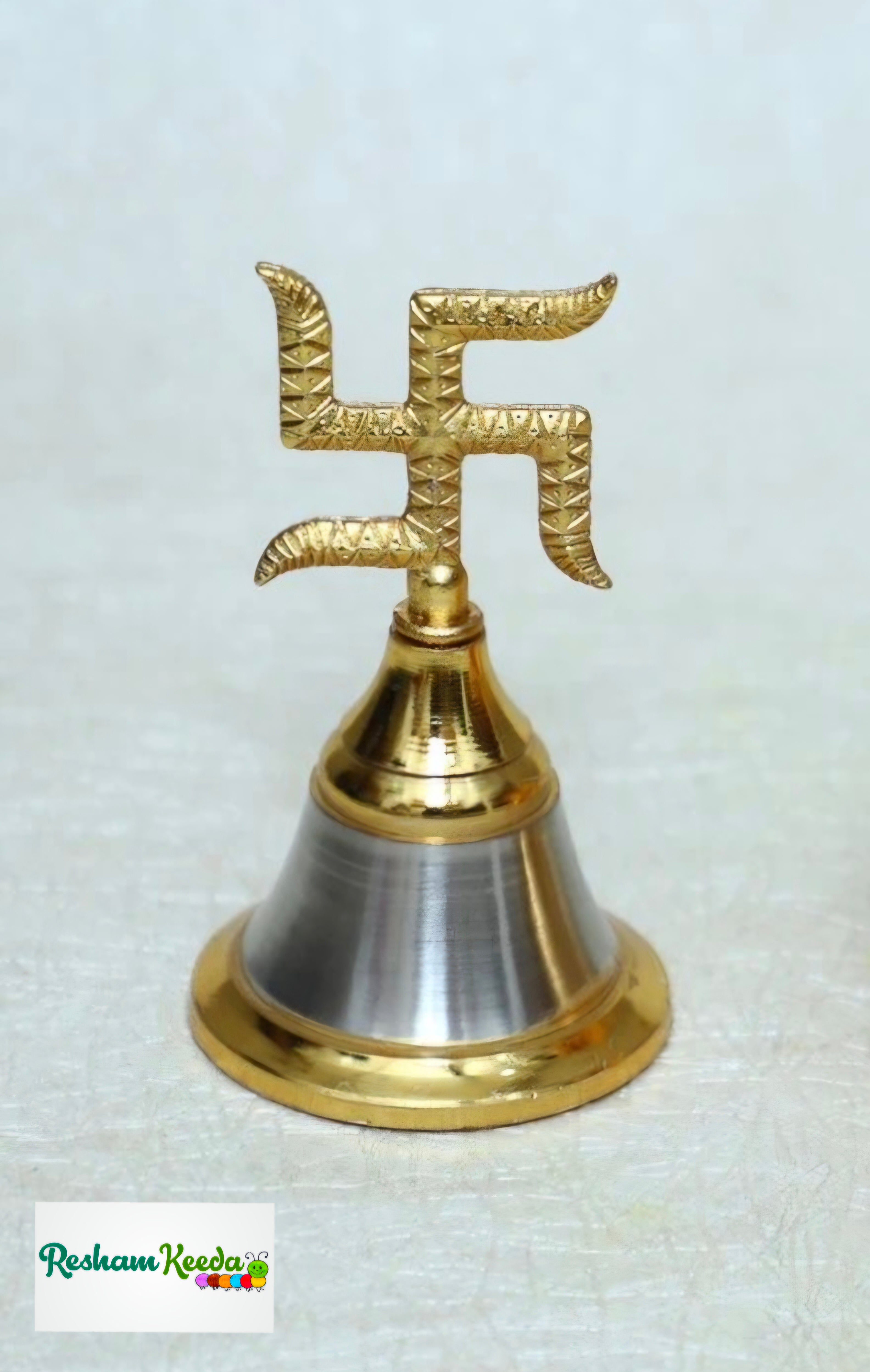 Beautiful Trending Swastik Bells Ghanti Rattles for Baby Welcome, Bride, Baraat Phera Haldi Mehendi Wedding Keertan Satsang Faag Faagotsav Krishna Janmotsav Janamashtmi Baby Shower Giveaways Return Gifts Gifting Favours (Pack of 20)